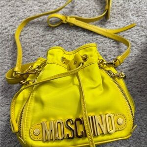 Moschino Bright Yellow Mini Bag